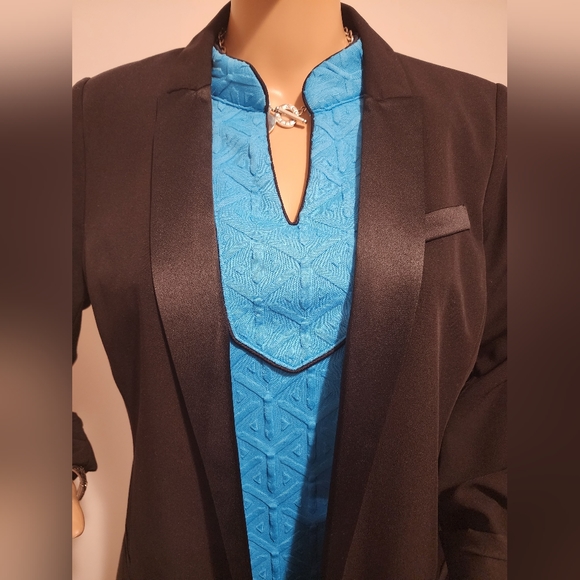 Women's Crown & Ivy Turquoise Pool "In the Groove" Dress - Picture 5 of 8